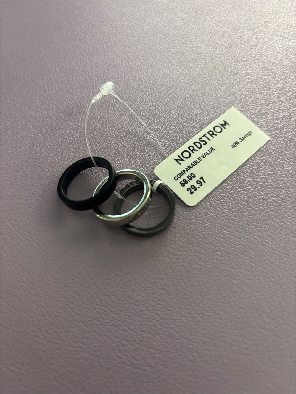 NWT Allsaints Stackable Rings Set - Picture 2 of 5